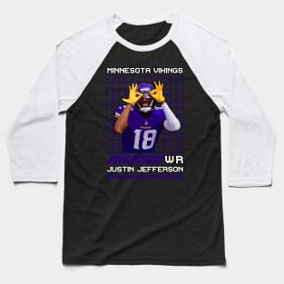 JUSTIN JEFFERSON - WR - MINNESOTA VIKINGS Baseball T-Shirt